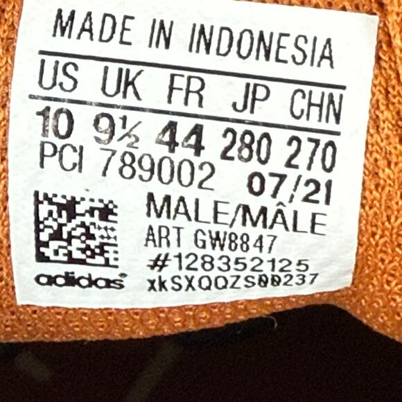 Adidas Superstar Pumpkin Spice Tech Copper Men’s Size 10 GW8847 Sneakers - Picture 7 of 12